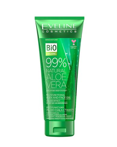 Gel hidratant pentru fata si corp - 99% NATURAL ALOE VERA 250ML