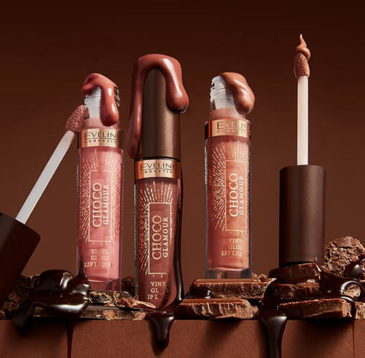 Lip Gloss - CHOCO Glamour Vinyl Gloss Eveline