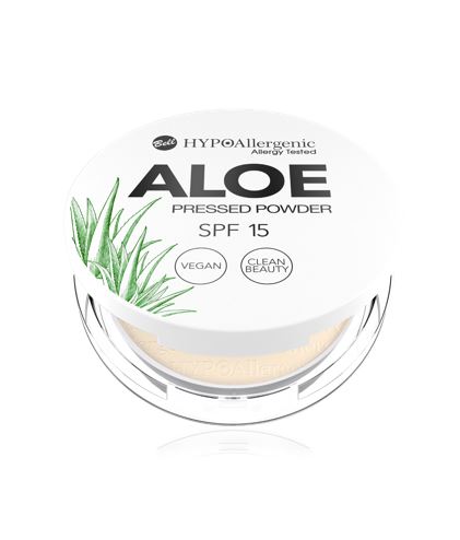 Pudra Bell - Hypo Allergenic Aloe Pressed Powder SPF15